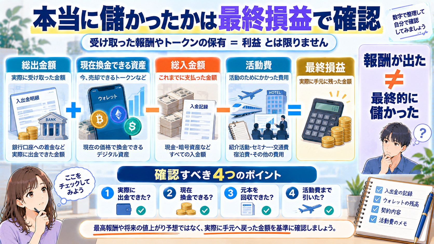 ODDSで本当に利益が出たかを最終損益で確認する計算図