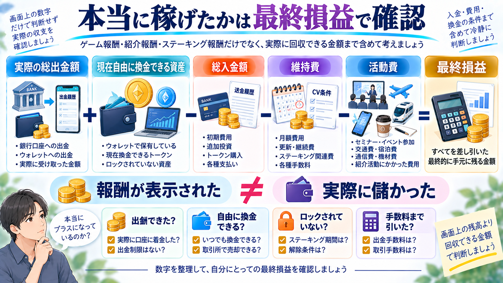 DHPで本当に稼げたかを最終損益で確認する図解