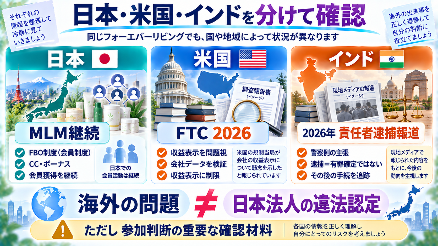 日本・米国・インドの2026年現在を分けて確認する図解