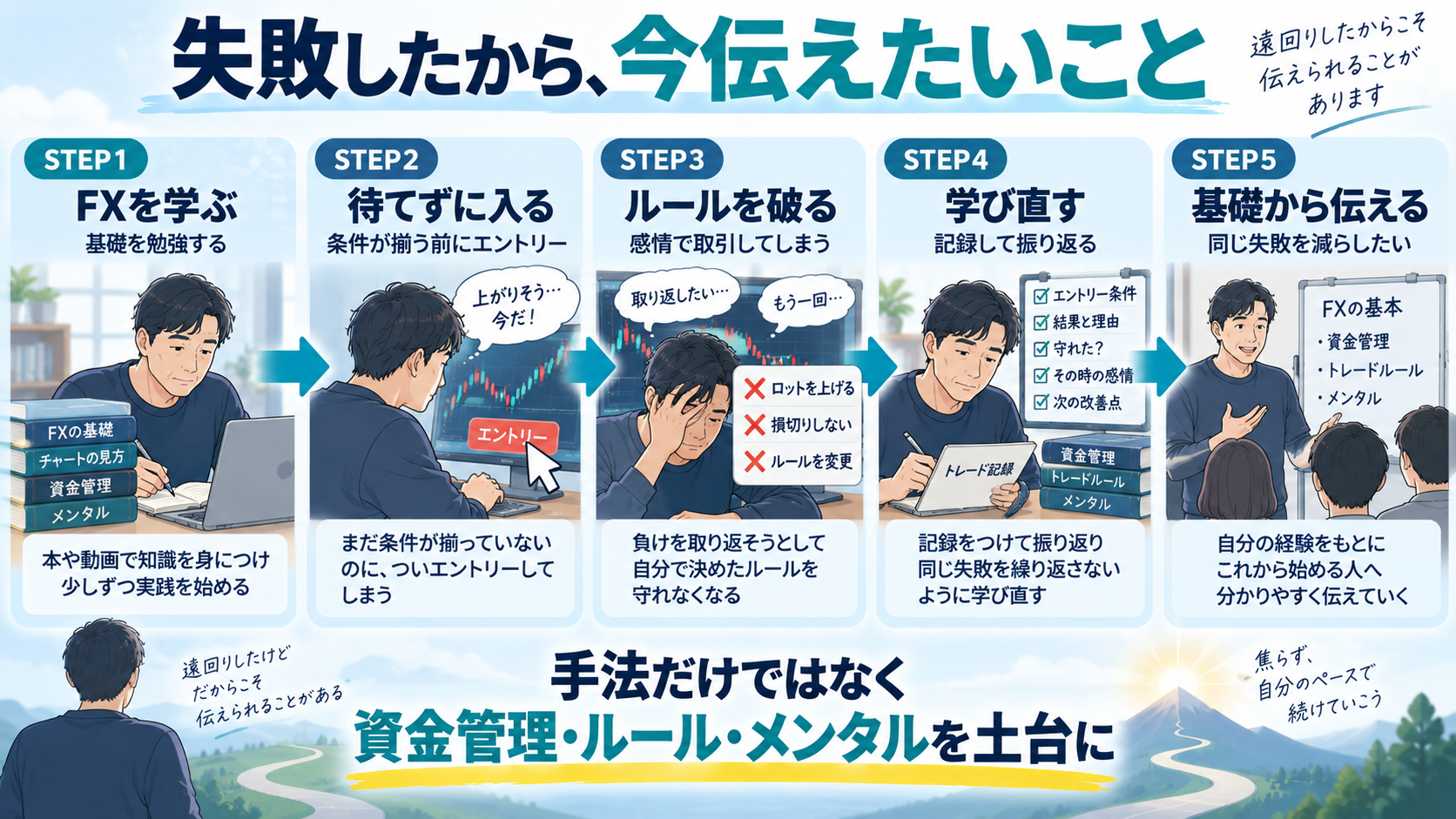失敗したから今伝えたいFXの学び直し
